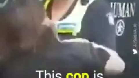 Cop chokes girl out for not wearing mask.