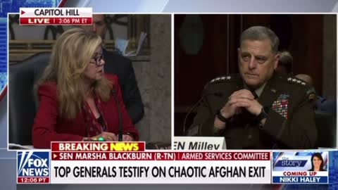 Senator Marsha Blackburn Tells Generals They Will Go Down As The Ones Who Broke The Military!