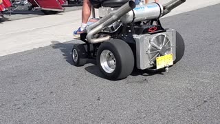 Man Shows Off Unusual Motor at Americade