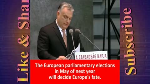 Viktor Orban: "Brussels wants a Europe without nation states, a stateless elite,