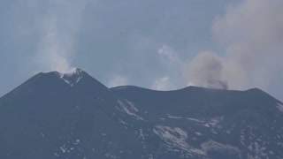 Increíble secuencia de la actividad volcánica del Monte Etna