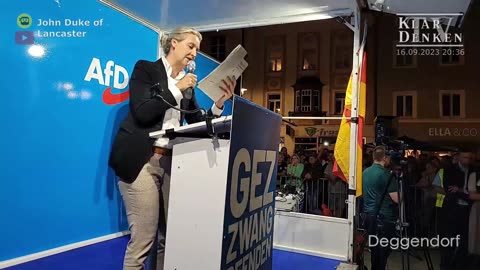 Rede Alice Weidel in Deggendorf am 16.09.2023