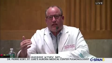 Dr. Pierre Kory US Senate hearing - 1vermectin is 100% cure for C0VID-19