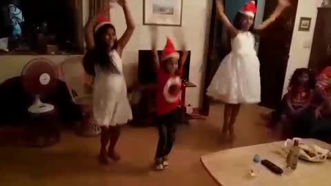 christmas dance by my nieces