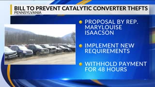 New PA bill would help prevent catalytic converter theft