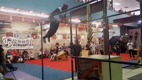 Urban acrobatics competition runs