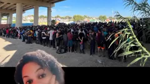 Sarah Cee's @Sarah_Cees 👀 Issue's with illegals at Eagle Pass and your women and children