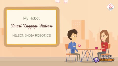 My Robot Smart Luggage Suitcase NILSON INDIA ROBOTICS