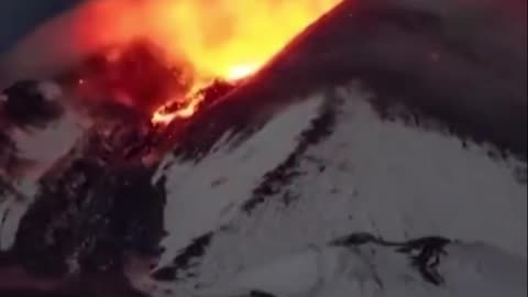 Sicily’s Mount Etna erupted Friday