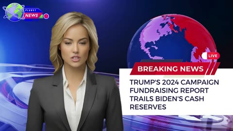 Trump's 2024 Campaign Fundraising Report Trails Biden's Cash Reserves