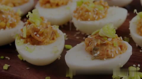 Recipes Bacon and Kimchi Deviled Eggs for Diet