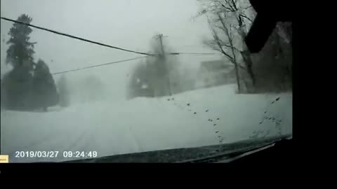 Dashcam - Snowstorm - Quebec, Canada - Feb 27, 2020