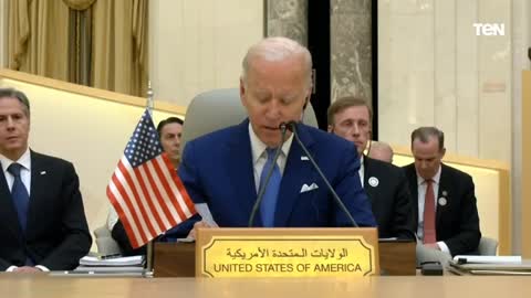 US President Joe Biden's speech at the opening of the Jeddah Summit for Security and Development