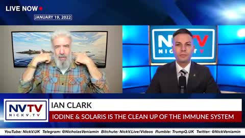 NICHOLAS VENIAMIN UPDATES TODAYS 1.20.2021- IAN CLARK DISCUSSES IODINE & SOLARIS CLEAN