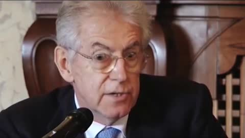 Mario Monti 24-11-2011: servono crisi e gravi crisi per cessioni di sovranità