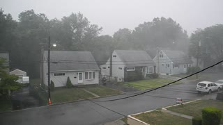 Lightning Strikes Across the Street