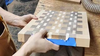 Making handheld cutouts for a cutting board