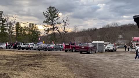 Live - The Peoples Convoy - Day 30 - Truckers Heading Toward DC