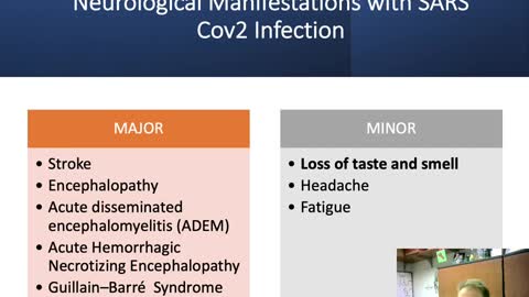 Neurological complication of COVID-19 and vaccinations - Dr. K. Ess