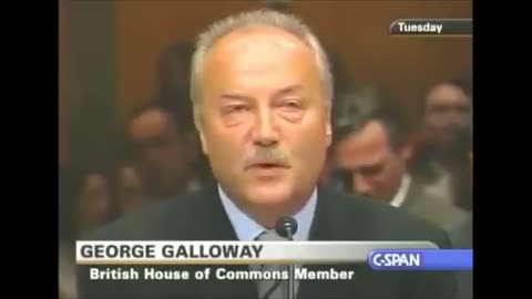 George Galloway vs the US Senate (FULL TESTIMONY)