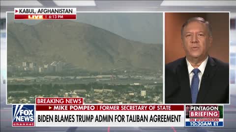 Pompeo: Trump's Afghanistan withdrawal was not like this
