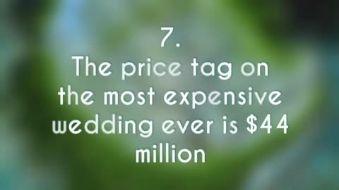 10 FASCINATING WORLD FACTS ABOUT WEDDINGS