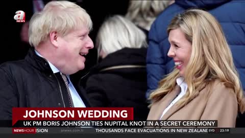 BRITISH Prime Minister BORIS JOHNSON WEDDING