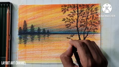 How to paint colorful tree, Painting for beginners acrylic easy, Acrylic  Painting #scenerydrawing #acrylicpainting, How to paint colorful tree, Painting for beginners acrylic easy