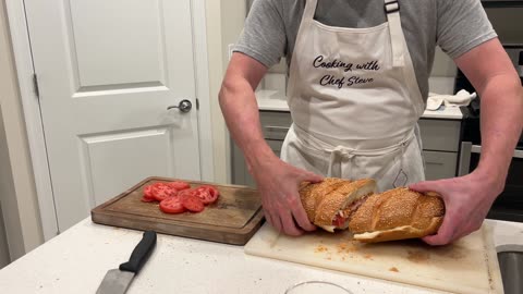 Cooking with Chef Steve: The Mega Pizza Sandwich