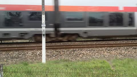 a passing train