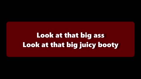 Big Ass Big Juicy Booty