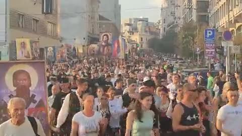 Serbia: Pro family march in response to EuroPride August 29, 2022