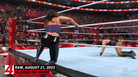 Best Raw Moments of August 2023- WWE Top 10