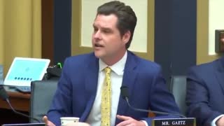 Gaetz HAMMERS The Feds For Targeting Americans