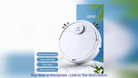 ✅ Automatic Robot Vacuum Cleaner Smart Touch Sweeping Dry Wet Cleaning Machine 3000 Pa Suction