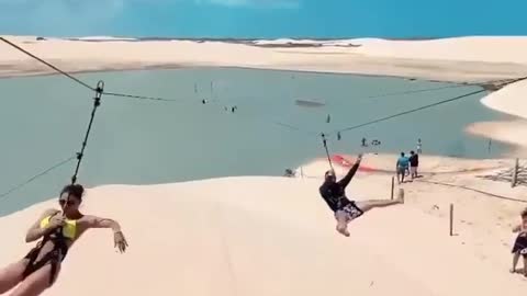 Would You Try Out This Zipline Yourself Video.#Wonderfulplaces #Travel."