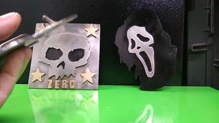 Scream, Zero Skateboard, PopWar, custom belt buckles - RT Artisan Works