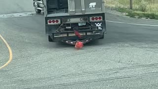 Creative Way to Transport a Broken Livestock Trailer