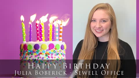 Happy birthday to Julia Boberick