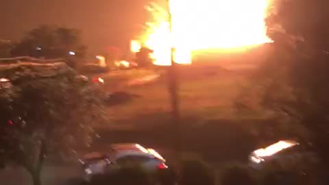 Posto de combustíveis explode no Brasil