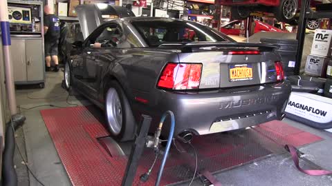 Mustang mach1 on dyno