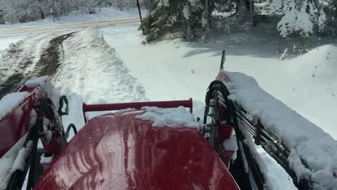 Mahindra 2638 and slushy snow