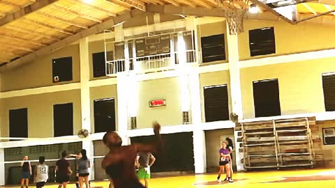 Obinna Ezeike basketball dunk practice UPHSD Gym Philippines