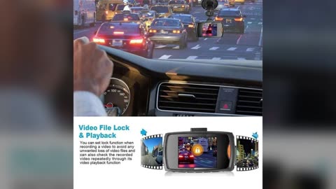 HD Car DVR with Wide-Angle Lens and Built-in Display US $27.49