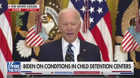 President Joe Biden's Speaks With Cecilia Vega On Migrant Facility Conditions