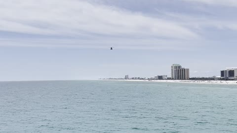 Flyover at Navarre Beach.