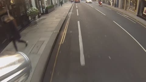Cycling Accident in London - Lucky Escape