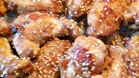 Sesame chicken Wings 🐔 😋