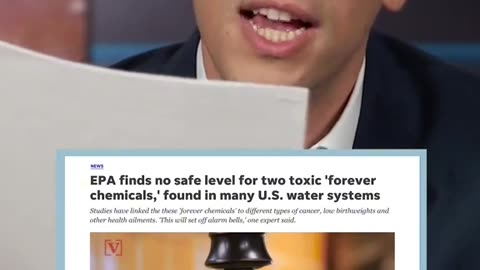 Forever chemicals in the water you’re drinking !!