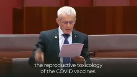 Sen. Malcolm Roberts Drops Bombshells Australian Vax Coverup